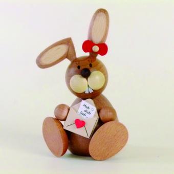 Paul Ullrich Osterhase mit Brief sitzend 