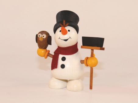 Paul Ullrich Schneemann mit Eule und Besen Neu 2019 