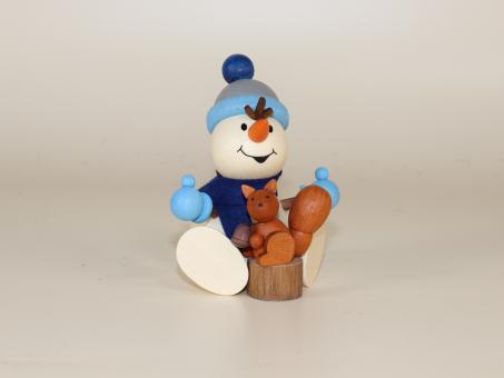 Paul Ullrich Schneemann mit Eichhörnchen Neu 2023 