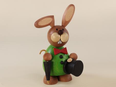 Paul Ullrich Osterhase Gentleman stehend mit Schirm und Zylinder Neu 2022 