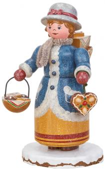 Hubrig Winterkinder Räuchermann Lebkuchenhändlerin Neu 2019 