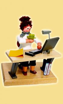 Eva Beyer Räuchermann Computerplatz Sekretärin 