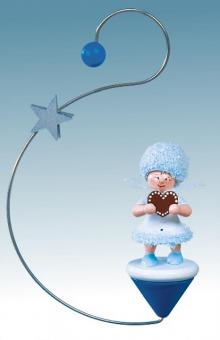 Drechslerei Kuhnert Baumschmuck Schneeflöckchen Lebkuchenherz Rarität 
