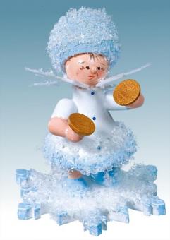 Drechslerei Kuhnert Schneeflöckchen mit Becken Rarität 
