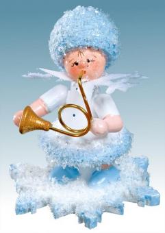 Drechslerei Kuhnert Schneeflöckchen mit Horn 