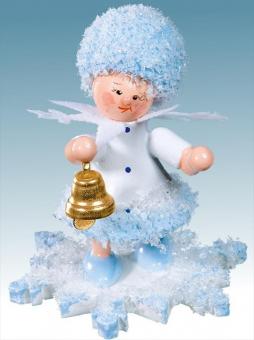 Drechslerei Kuhnert Schneeflöckchen mit Glöckchen 