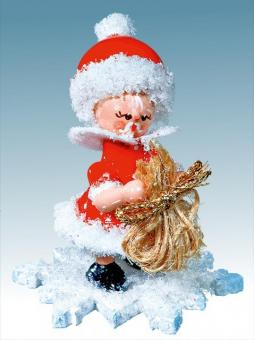 Drechslerei Kuhnert Schneeflöckchen als Weihnachtsmann 