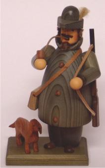 Gotthard Steglich Räuchermann Jäger mit Terrier 