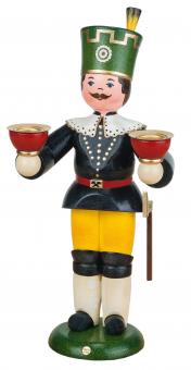 Hubrig Bergmann mit Kerzen 