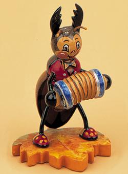 Hubrig Käfer Hirschkäfer mit Ziehharmonika 