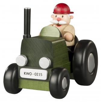 KWO Räuchermann Traktorfahrer mini Rarität 