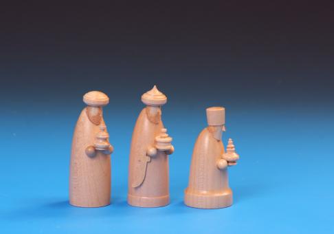 Schalling Krippefiguren Die drei Weisen natur 6 cm 