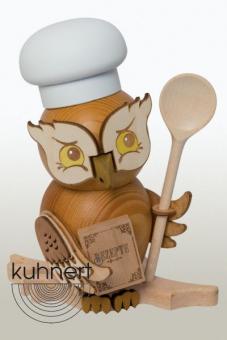 Drechslerei Kuhnert Räuchermann Rauchfigur Eule Koch 