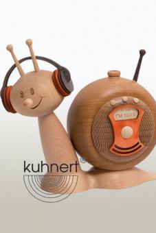 Drechslerei Kuhnert Räuchermann Rauchschnecke Radioschnecke Rarität 