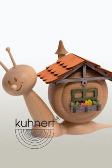 Drechslerei Kuhnert Räuchermann Rauchschnecke Hausschnecke 