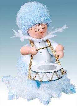 Drechslerei Kuhnert Schneeflöckchen mit Trommel 