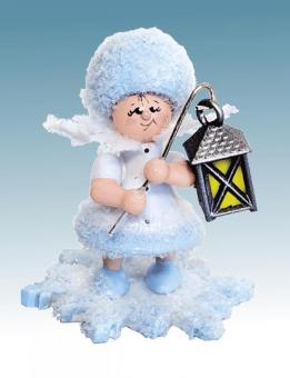 Drechslerei Kuhnert Schneeflöckchen mit Laterne 