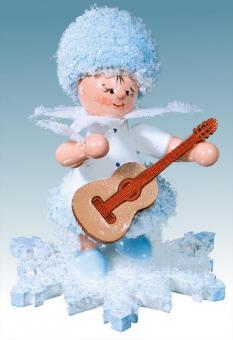 Drechslerei Kuhnert Schneeflöckchen mit Gitarre 