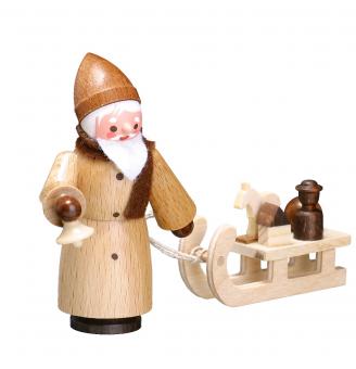 Romy Thiel Nikolaus mit Schlitten natur 