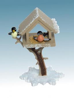 Drechslerei Kuhnert Schneeflöckchen Vogelhaus 