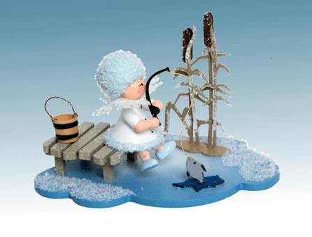 Drechslerei Kuhnert Schneeflöckchen auf Wolke Eisangler 