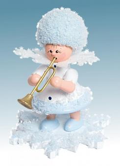 Drechslerei Kuhnert Schneeflöckchen mit Trompete 