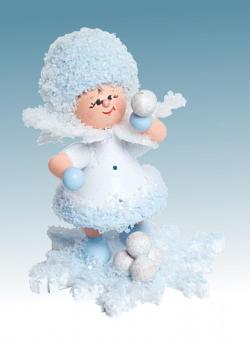 Drechslerei Kuhnert Schneeflöckchen Schneeballschlacht Rarität 