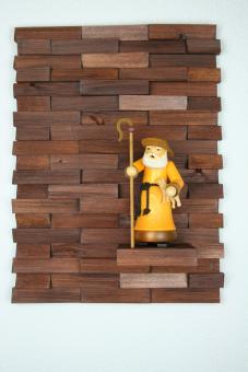 Ulbe Design Holzwandbild art line braun modern 