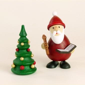 Paul Ullrich Weihnachtsmann singend mit Buch 