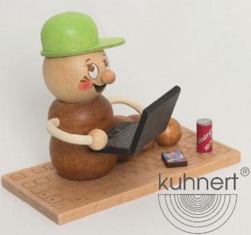 Drechslerei Kuhnert Räucherwurm Computerwurm Rudi 