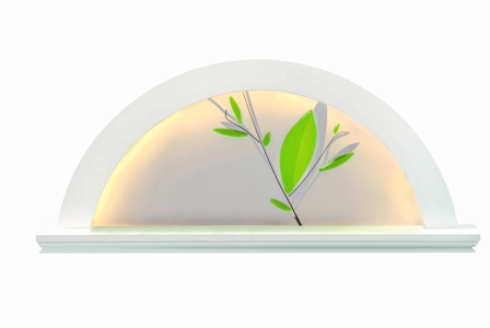 KWO Lichterbogen Erle weiss LED Rarität 