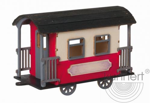 Drechslerei Kuhnert Bastelset Eisenbahnwaggon 