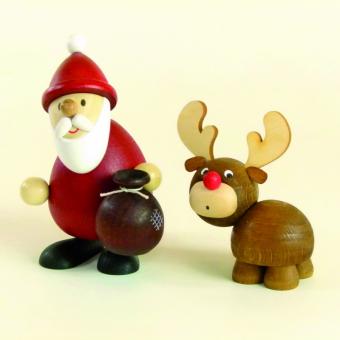 Paul Ullrich Weihnachtsmann mit Elch 