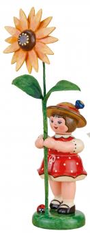 Hubrig Blumenkind Mädchen mit Sonnenhut Rarität 