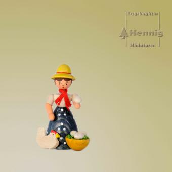 Hennig Miniaturen Geflügelbäuerin 