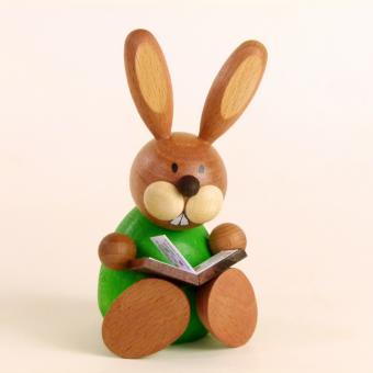 Paul Ullrich Osterhase sitzend mit Buch 