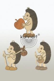 Drechslerei Kuhnert Baumschmuck Igel mit Korb 