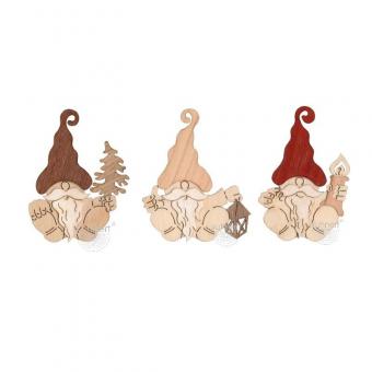 Drechslerei Kuhnert Baumschmuck Zwerge 3er Set Neu 2020 
