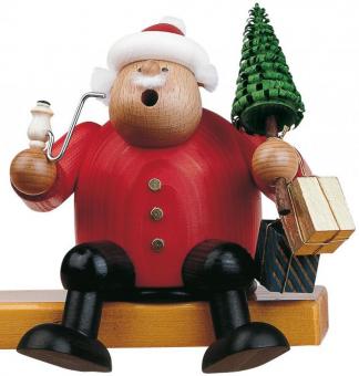 KWO Räuchermann Kantenhocker Weihnachtsmann 