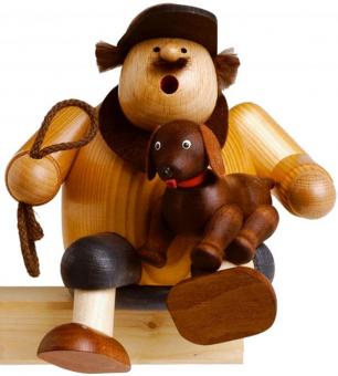 KWO Räuchermann Kantenhocker Hundefreund 