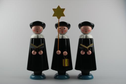 Zeidler Kurrende 3 teilig schwarz 30cm 