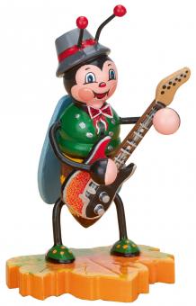Hubrig Käfer Hummelmännchen mit E-Gitarre Rarität 