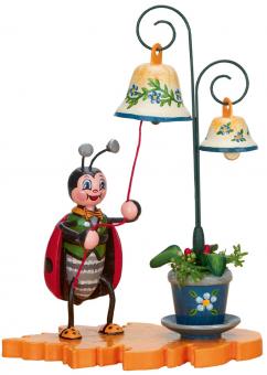 Hubrig Käfer Marienkäfer mit Glockenspiel Rarität 