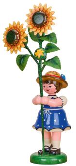 Hubrig Blumenkind Blumenmädchen mit Sonnenblume Neu 2024 