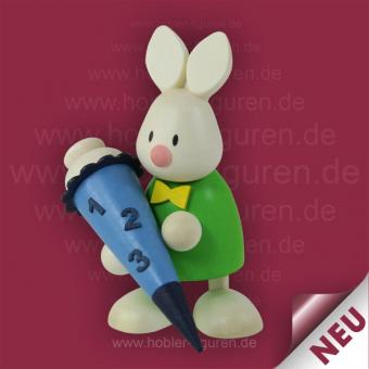 Hobler Osterhase Kaninchen  Max mit Zuckertüte 