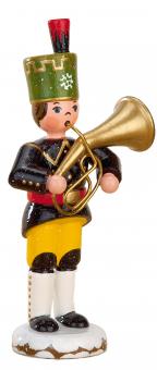 Hubrig Winterkinder Bergmann mit Tenorhorn 