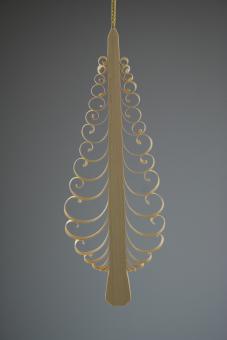 Baumbehang Seiffener Spanbaum, groß, 20 cm 