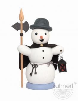 Drechslerei Kuhnert Räuchermann Schneemann Nachtwächter 