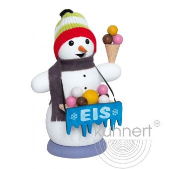 Drechslerei Kuhnert Räuchermann Schneemann Eisverkäufer NEU 2019 