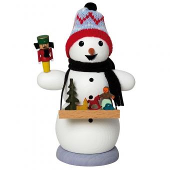 Drechslerei Kuhnert Räuchermann Schneemann Weihnachtsmarkthändler Neu 2022 
